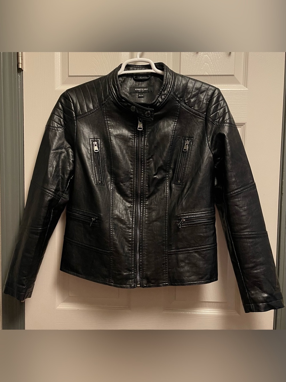 Kenneth Cole New York women’s Faux Leather Jacket